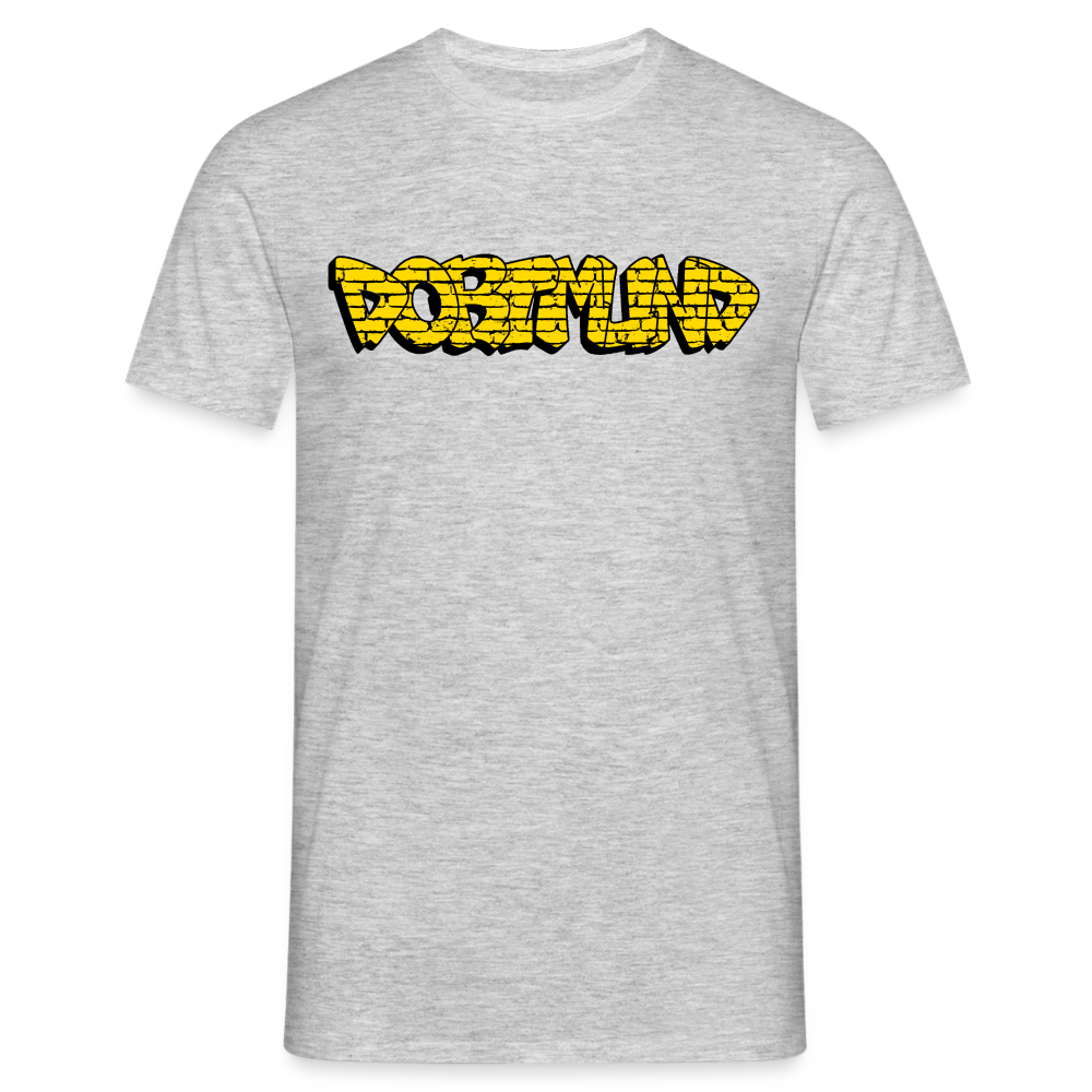 T-Shirt Dortmund Graffiti - heather grey