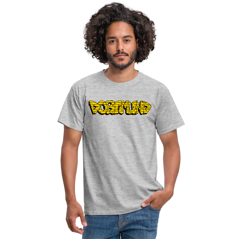 T-Shirt Dortmund Graffiti - heather grey