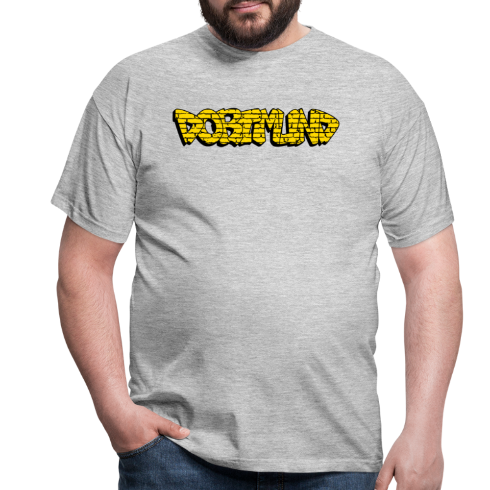 T-Shirt Dortmund Graffiti - heather grey
