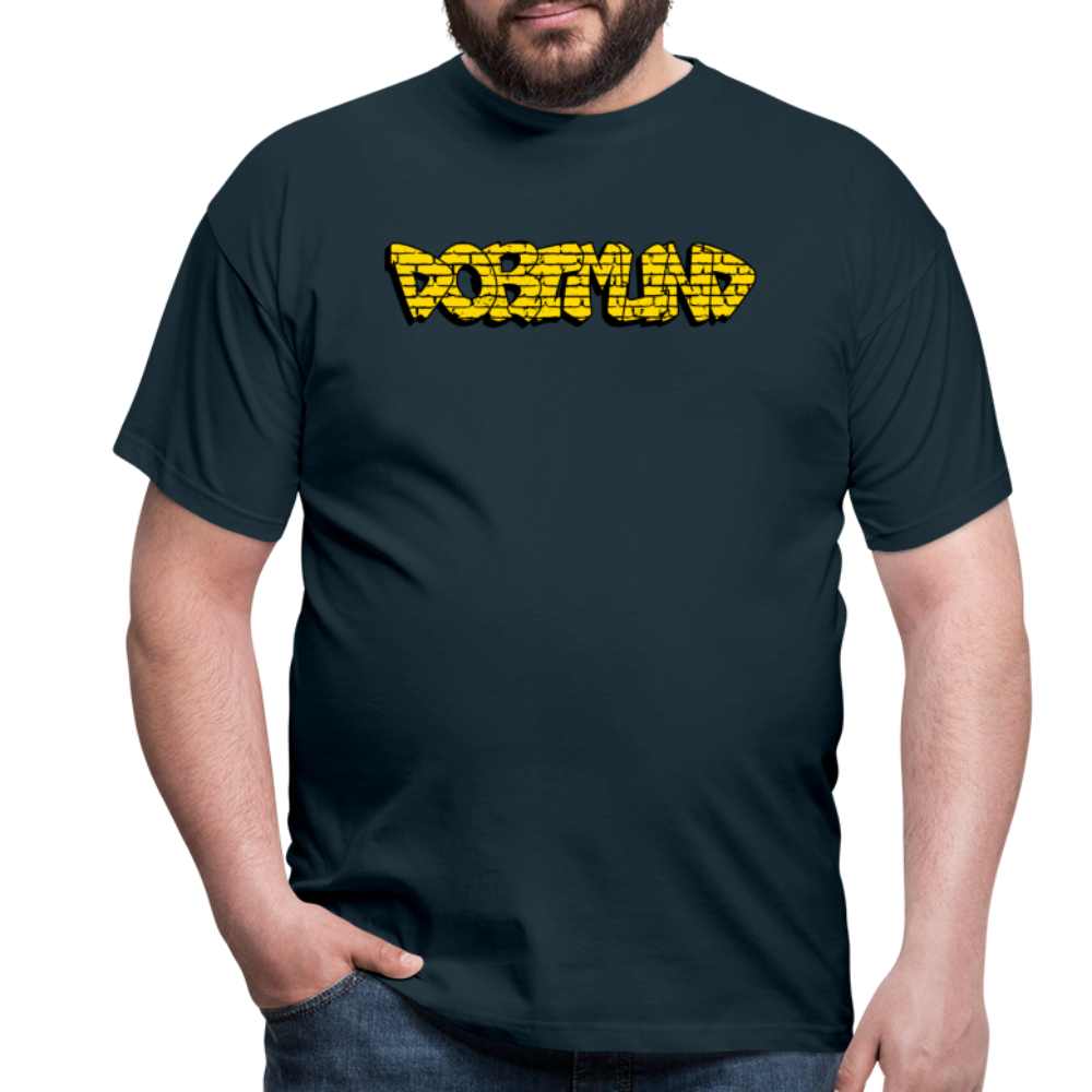 T-Shirt Dortmund Graffiti - navy