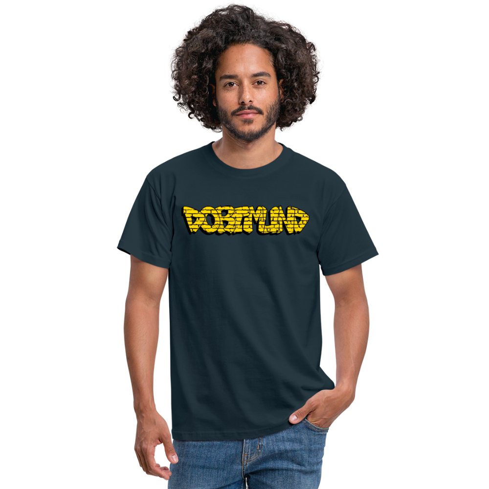 T-Shirt Dortmund Graffiti - navy
