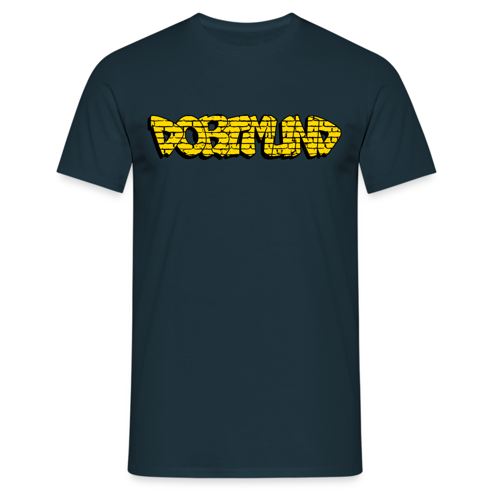 T-Shirt Dortmund Graffiti - navy
