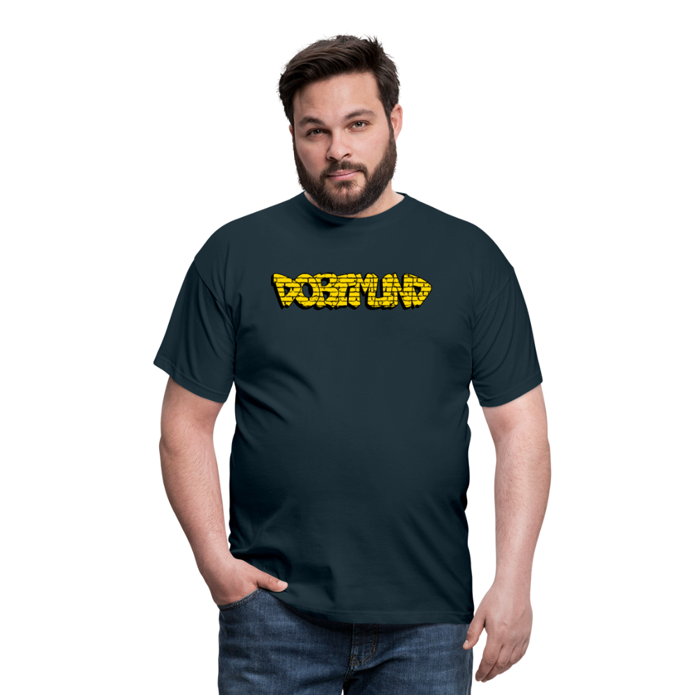 T-Shirt Dortmund Graffiti - navy