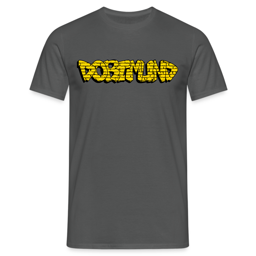 T-Shirt Dortmund Graffiti - charcoal grey