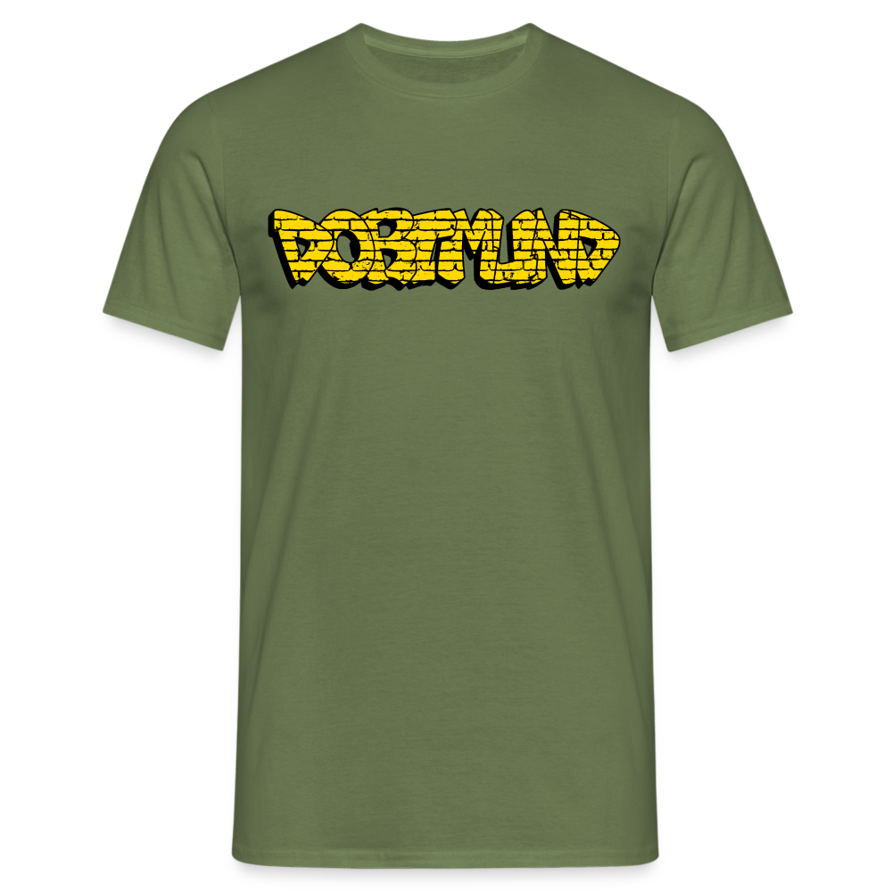 T-Shirt Dortmund Graffiti - military green
