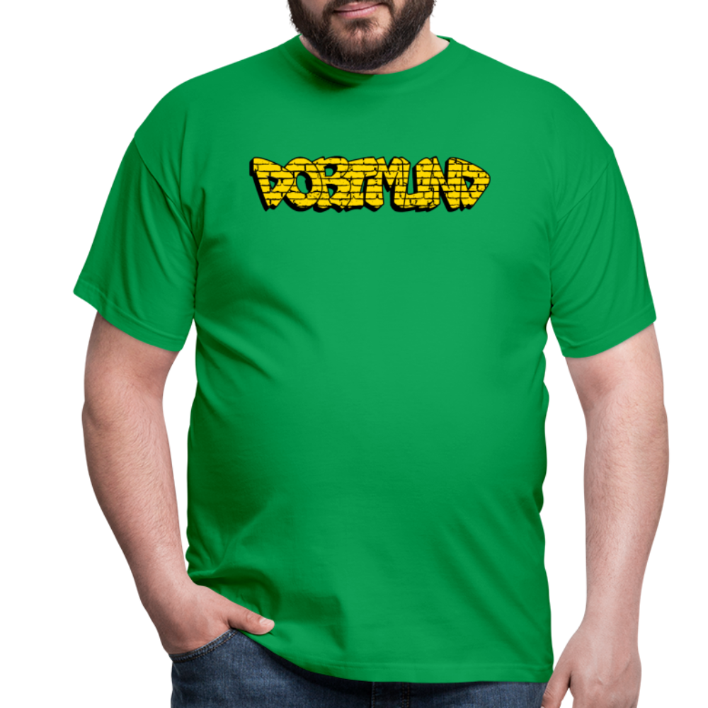 T-Shirt Dortmund Graffiti - kelly green