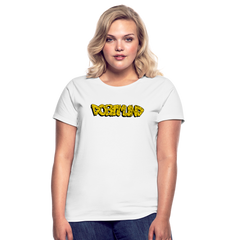 T-Shirt Ladies Dortmund Graffiti - white