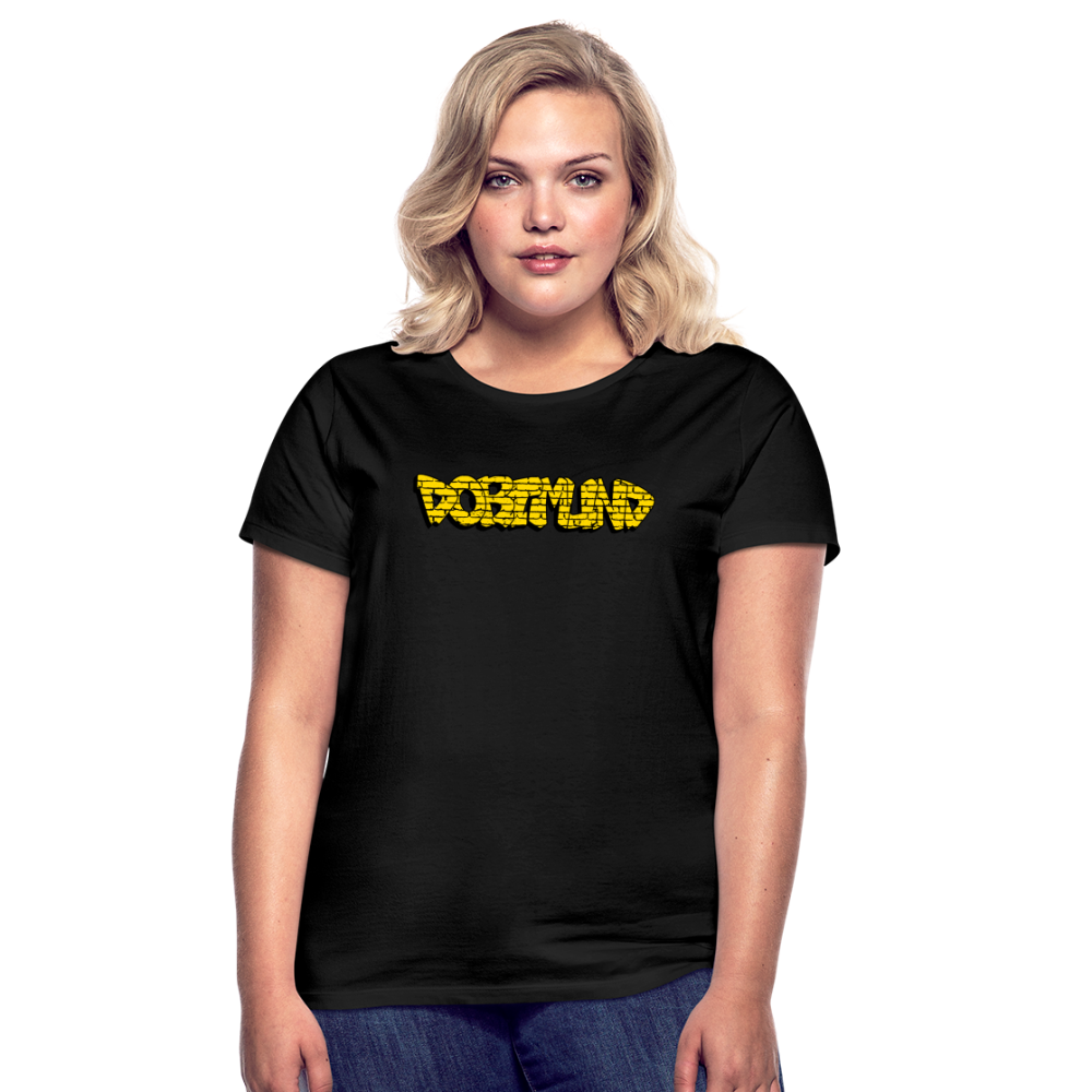 T-Shirt Ladies Dortmund Graffiti - black