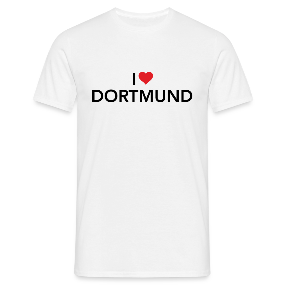 T-Shirt "I Love Dortmund" - white