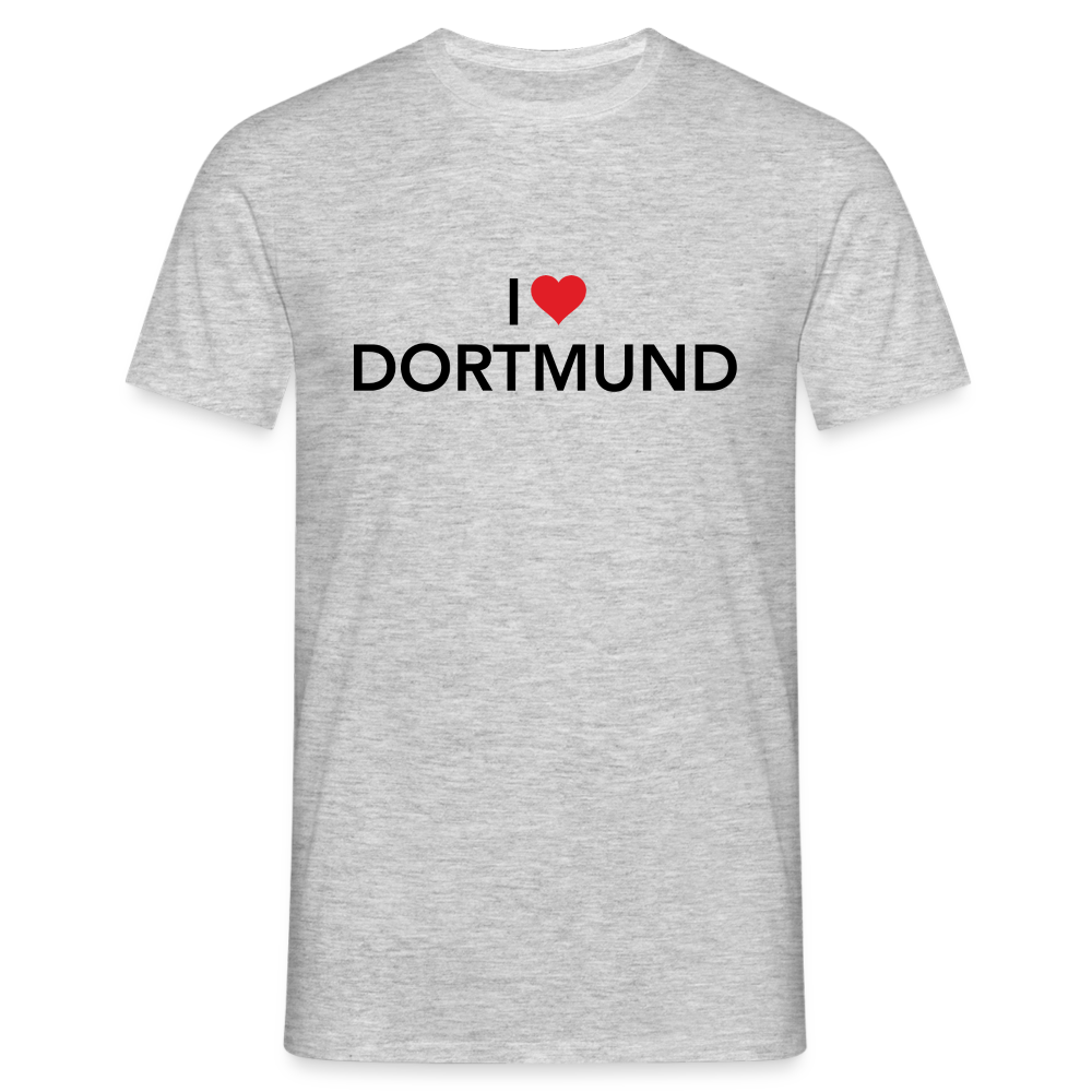 T-Shirt "I Love Dortmund" - heather grey