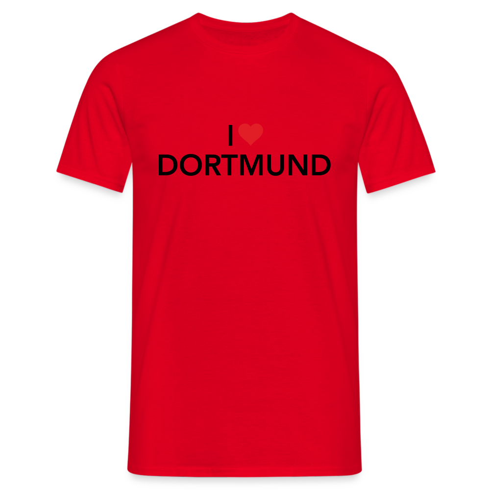 T-Shirt "I Love Dortmund" - red