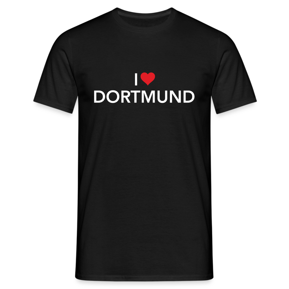 T-Shirt "I Love Dortmund" Dark Edition - black