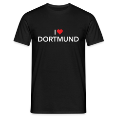 T-Shirt "I Love Dortmund" Dark Edition - black