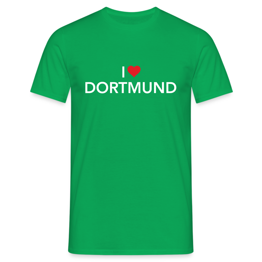 T-Shirt "I Love Dortmund" Dark Edition - kelly green