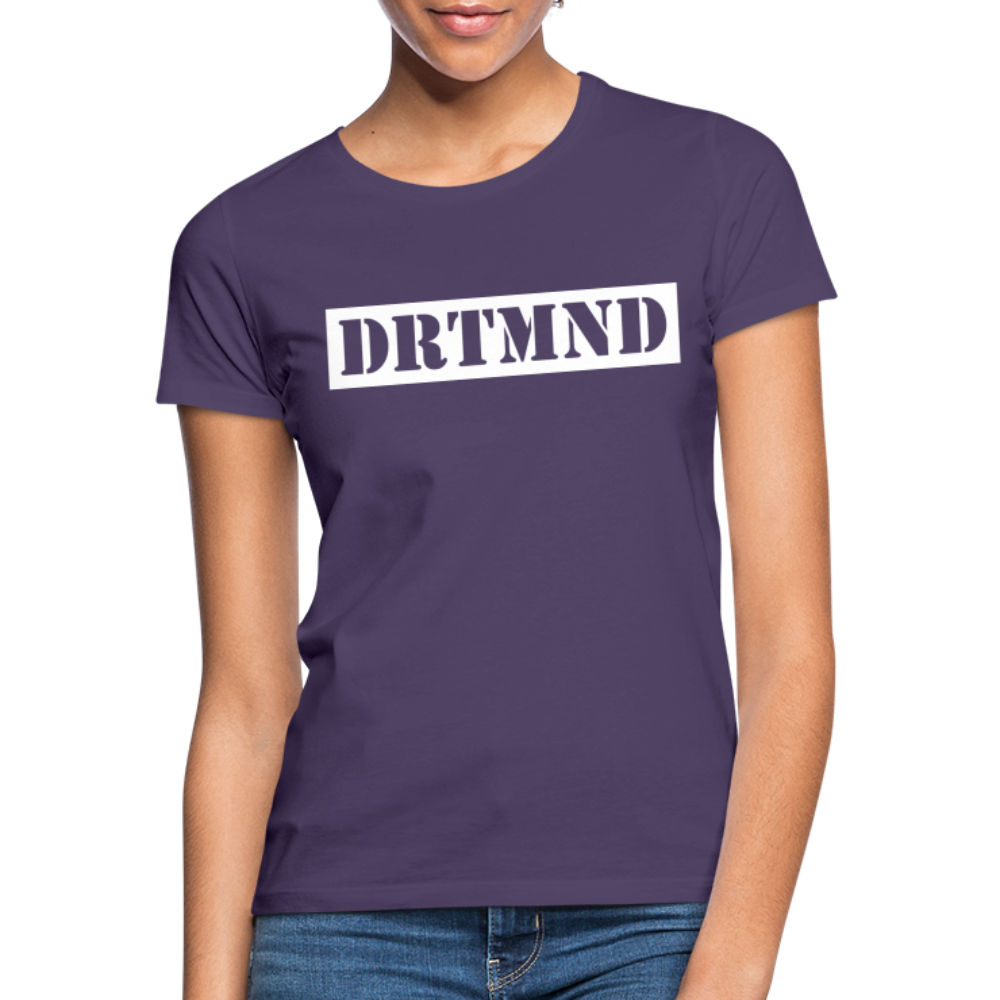 T-Shirt Ladies "DRTMND" Dark Edition - dark purple