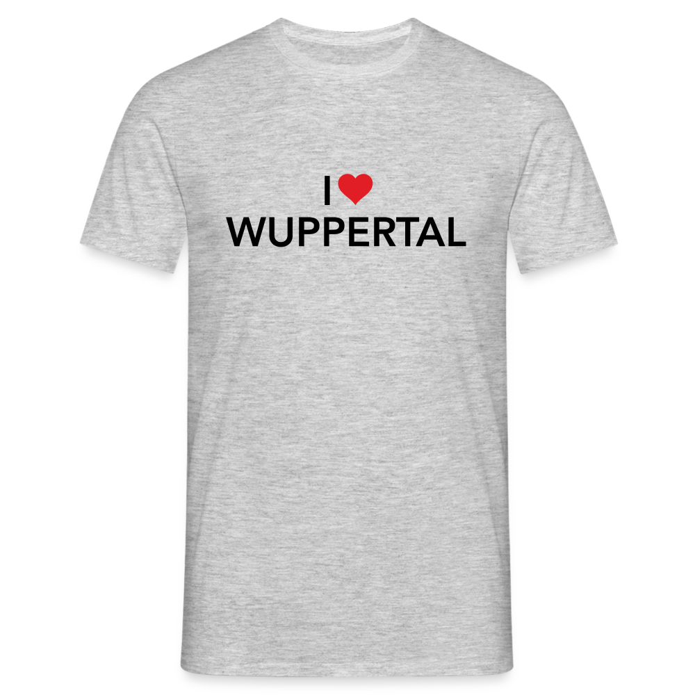 T-Shirt "I Love Wuppertal" - heather grey