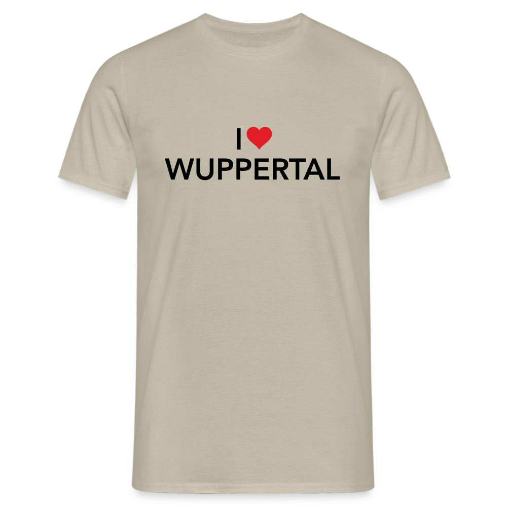 T-Shirt "I Love Wuppertal" - sand beige