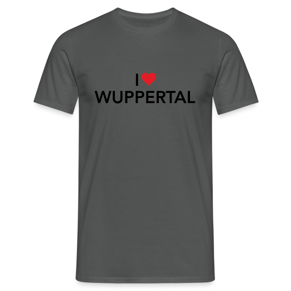 T-Shirt "I Love Wuppertal" - charcoal grey