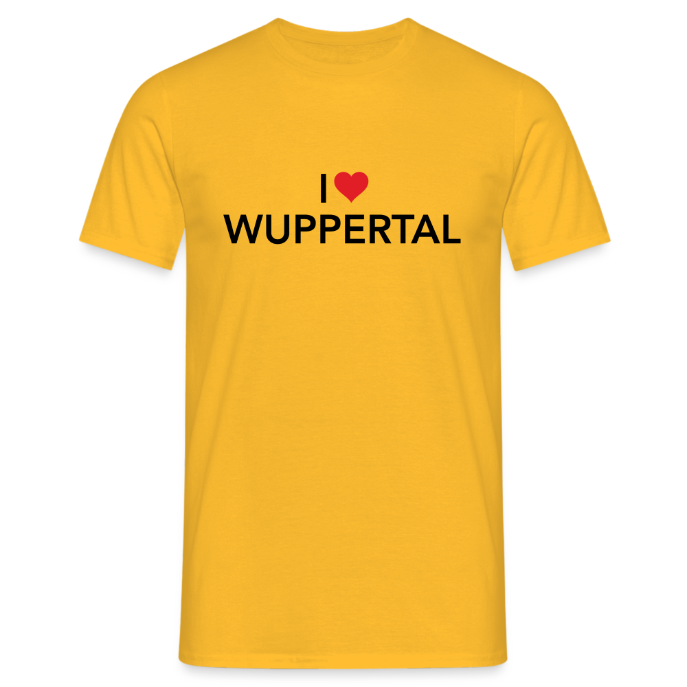 T-Shirt "I Love Wuppertal" - yellow