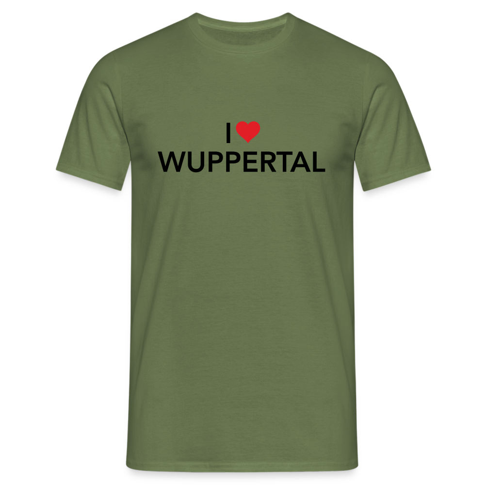 T-Shirt "I Love Wuppertal" - military green