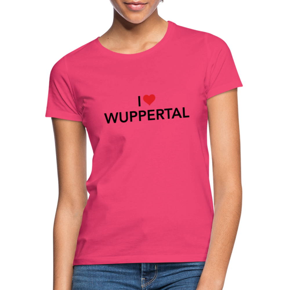 T-Shirt Ladies "I Love Wuppertal" - azalea