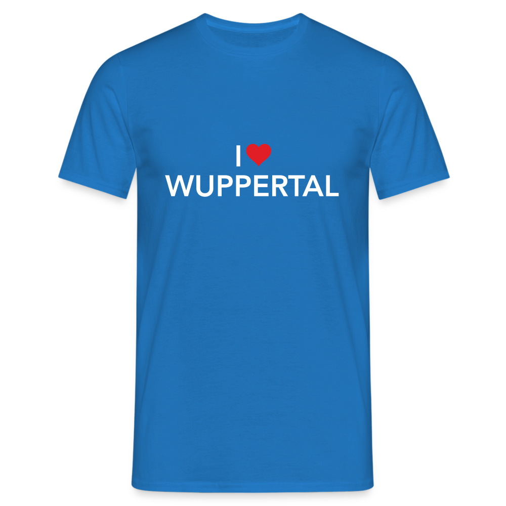 T-Shirt "I Love Wuppertal" Dark Edition - royal blue