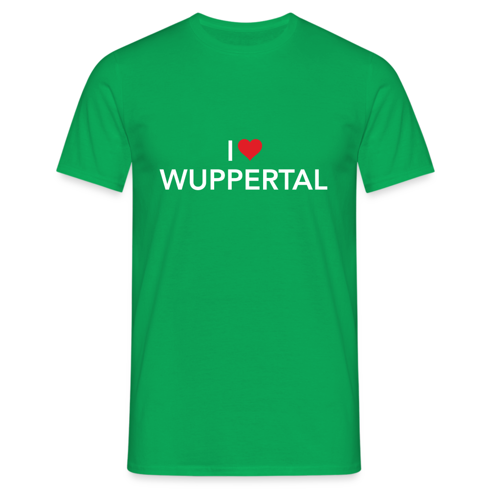 T-Shirt "I Love Wuppertal" Dark Edition - kelly green
