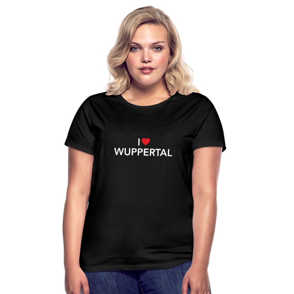 T-Shirt Ladies "I Love Wuppertal" Dark Edition - black