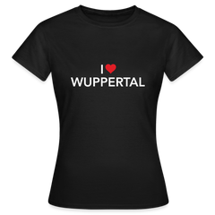 T-Shirt Ladies "I Love Wuppertal" Dark Edition - black