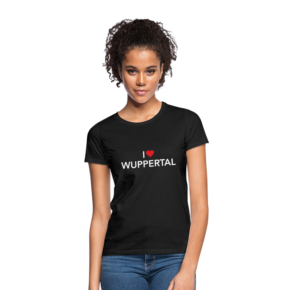 T-Shirt Ladies "I Love Wuppertal" Dark Edition - black