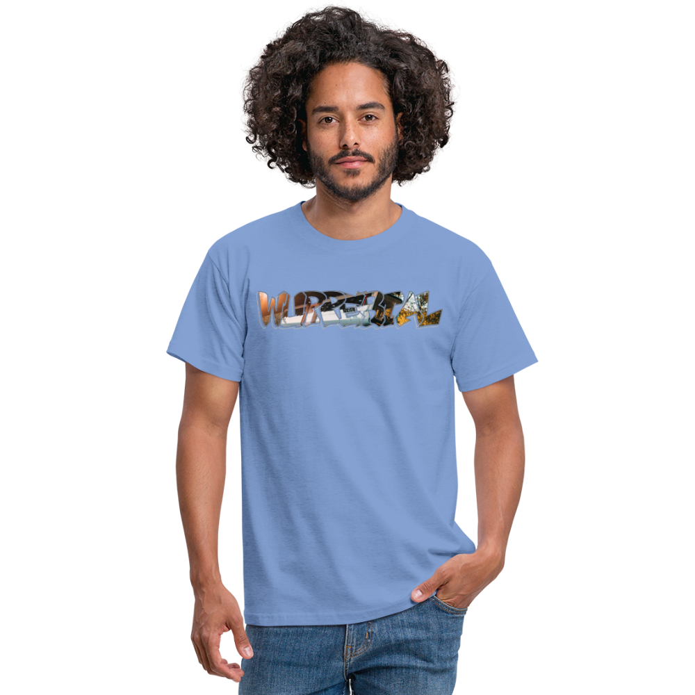 T-Shirt Wuppertal Schwebebahn - carolina blue