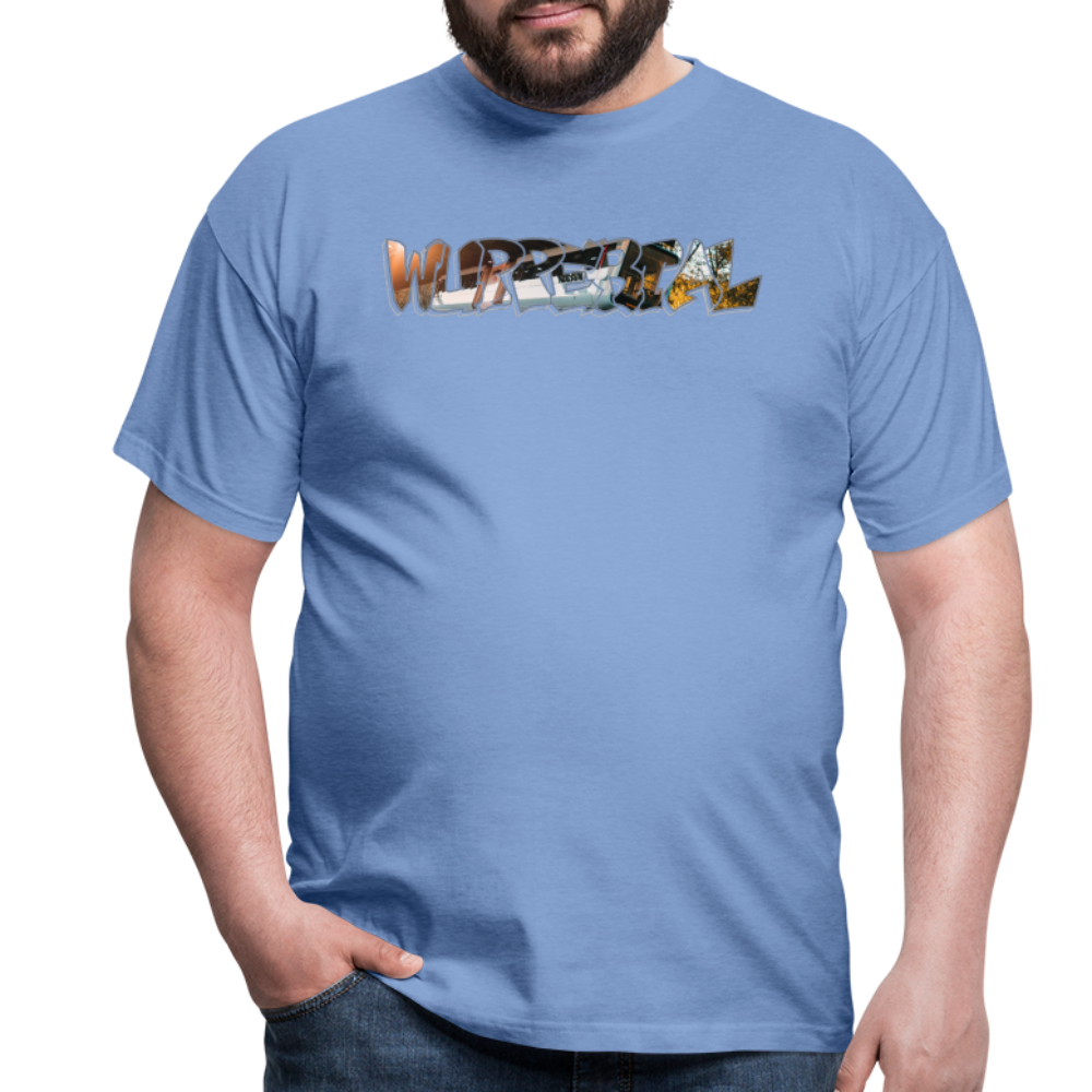 T-Shirt Wuppertal Schwebebahn - carolina blue