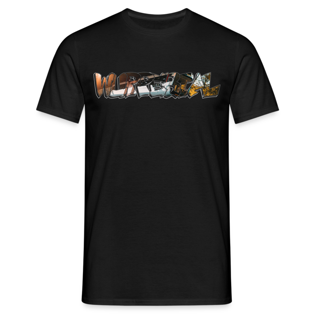T-Shirt Wuppertal Schwebebahn - black