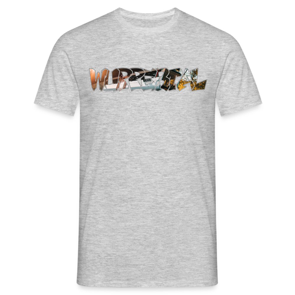 T-Shirt Wuppertal Schwebebahn - heather grey