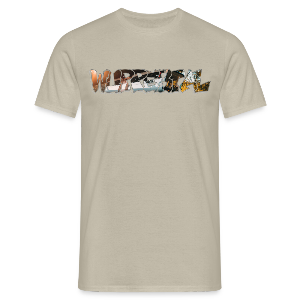 T-Shirt Wuppertal Schwebebahn - sand beige