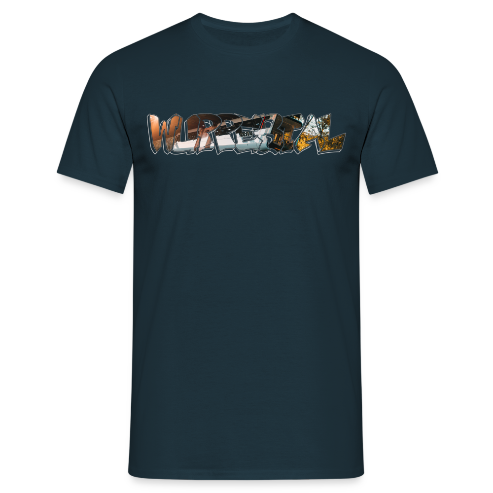 T-Shirt Wuppertal Schwebebahn - navy