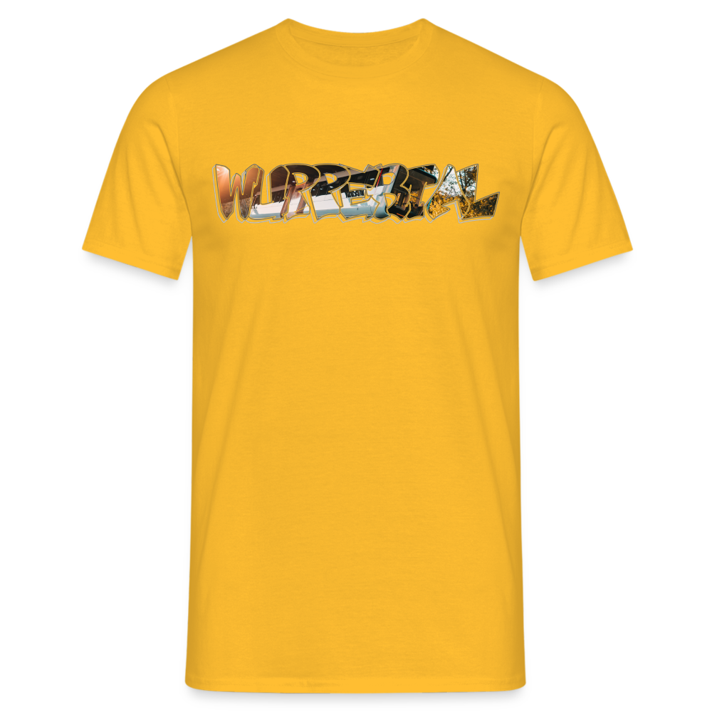 T-Shirt Wuppertal Schwebebahn - yellow