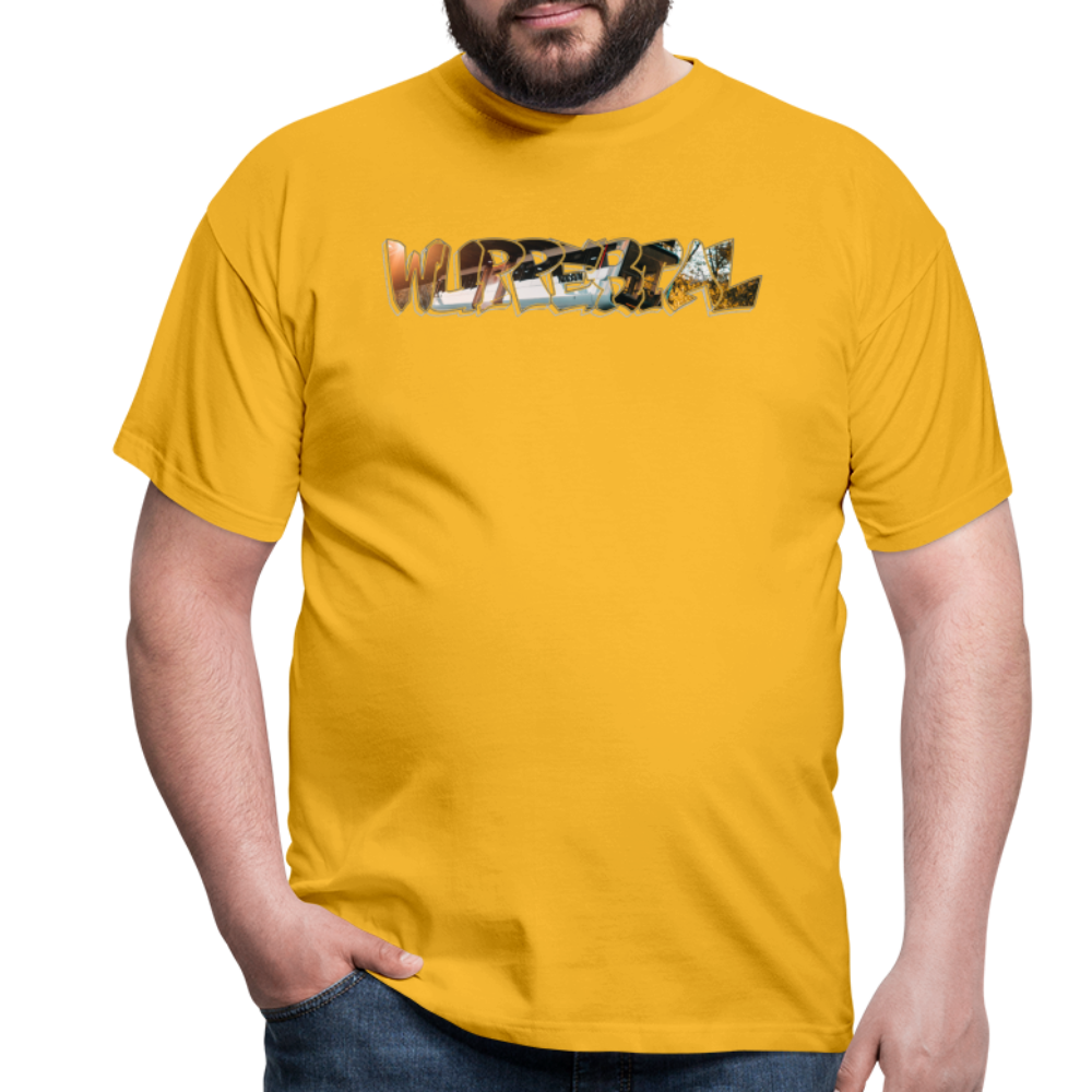 T-Shirt Wuppertal Schwebebahn - yellow