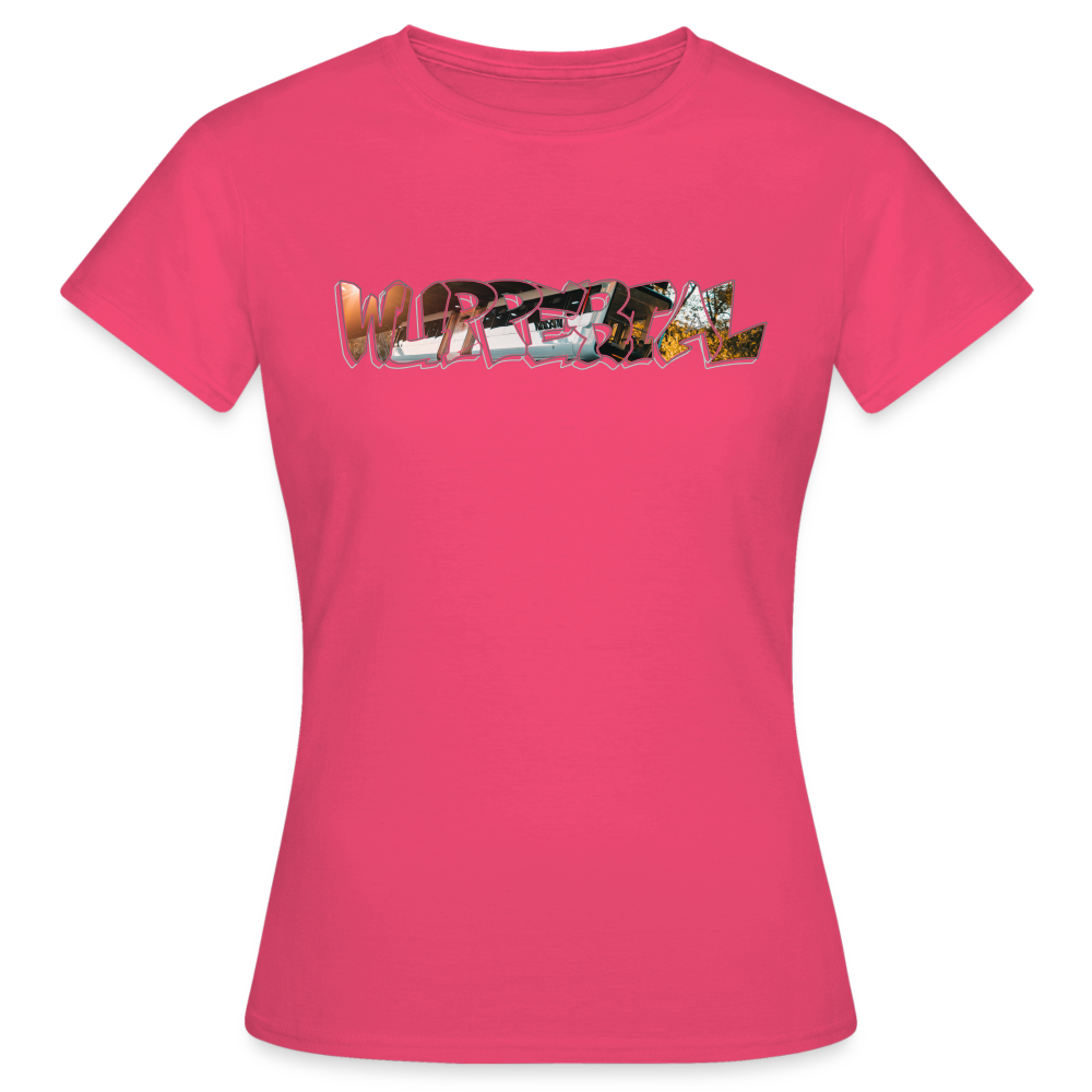T-Shirt Ladies Wuppertal Schwebebahn - azalea