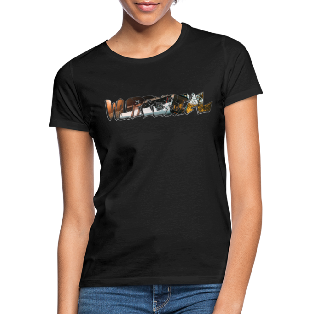 T-Shirt Ladies Wuppertal Schwebebahn - black