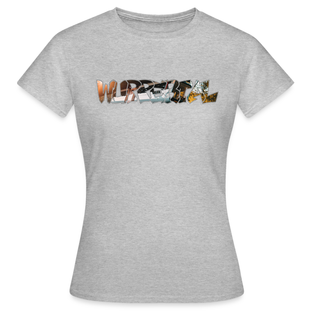 T-Shirt Ladies Wuppertal Schwebebahn - heather grey