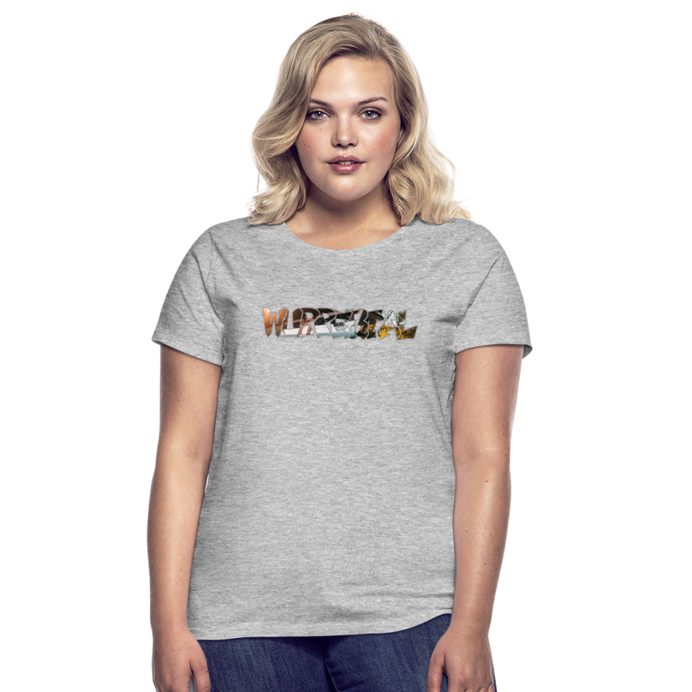 T-Shirt Ladies Wuppertal Schwebebahn - heather grey