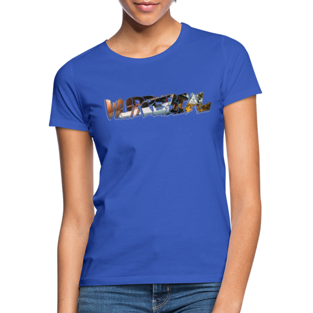 T-Shirt Ladies Wuppertal Schwebebahn - royal blue