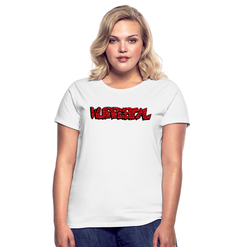 T-Shirt Ladies Wuppertal Graffiti - white
