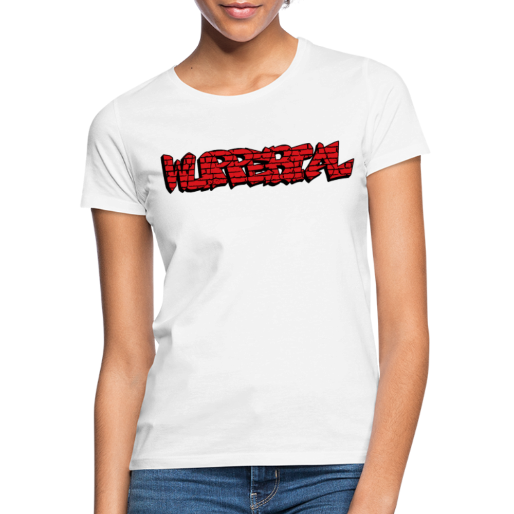 T-Shirt Ladies Wuppertal Graffiti - white
