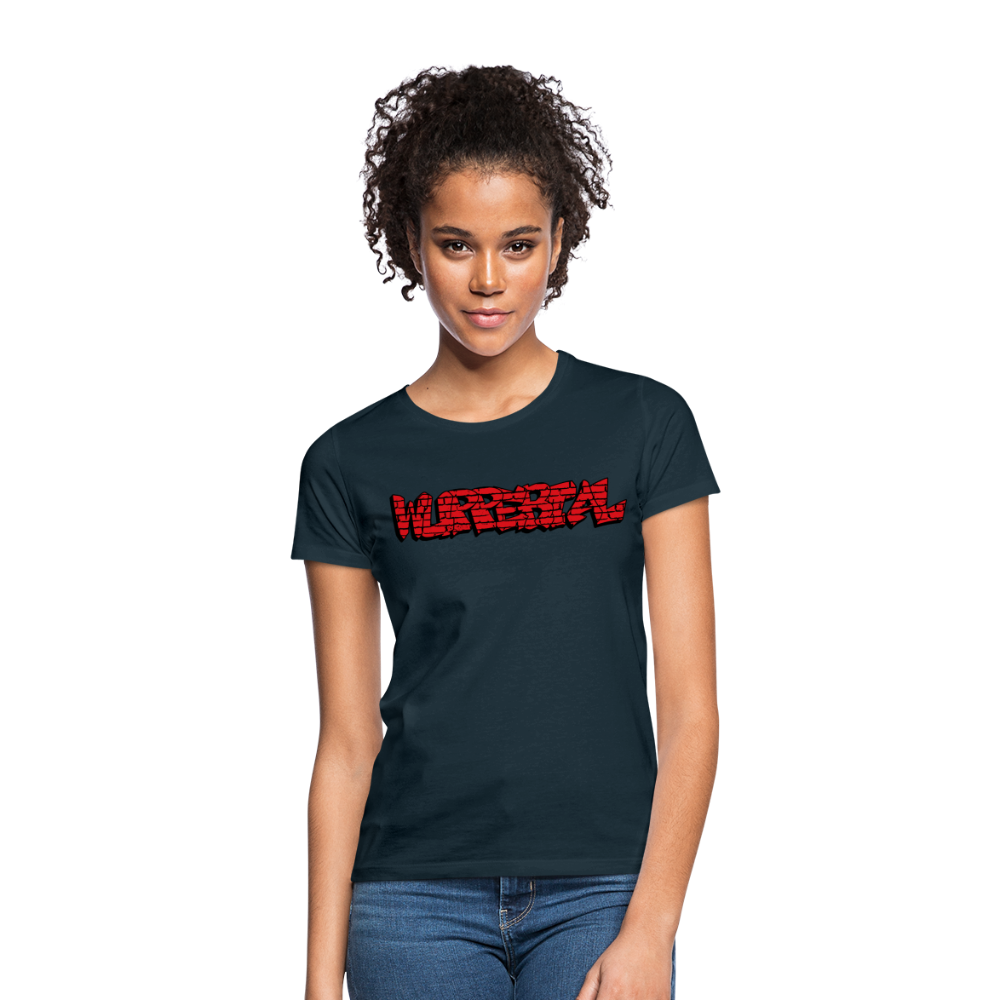 T-Shirt Ladies Wuppertal Graffiti - navy