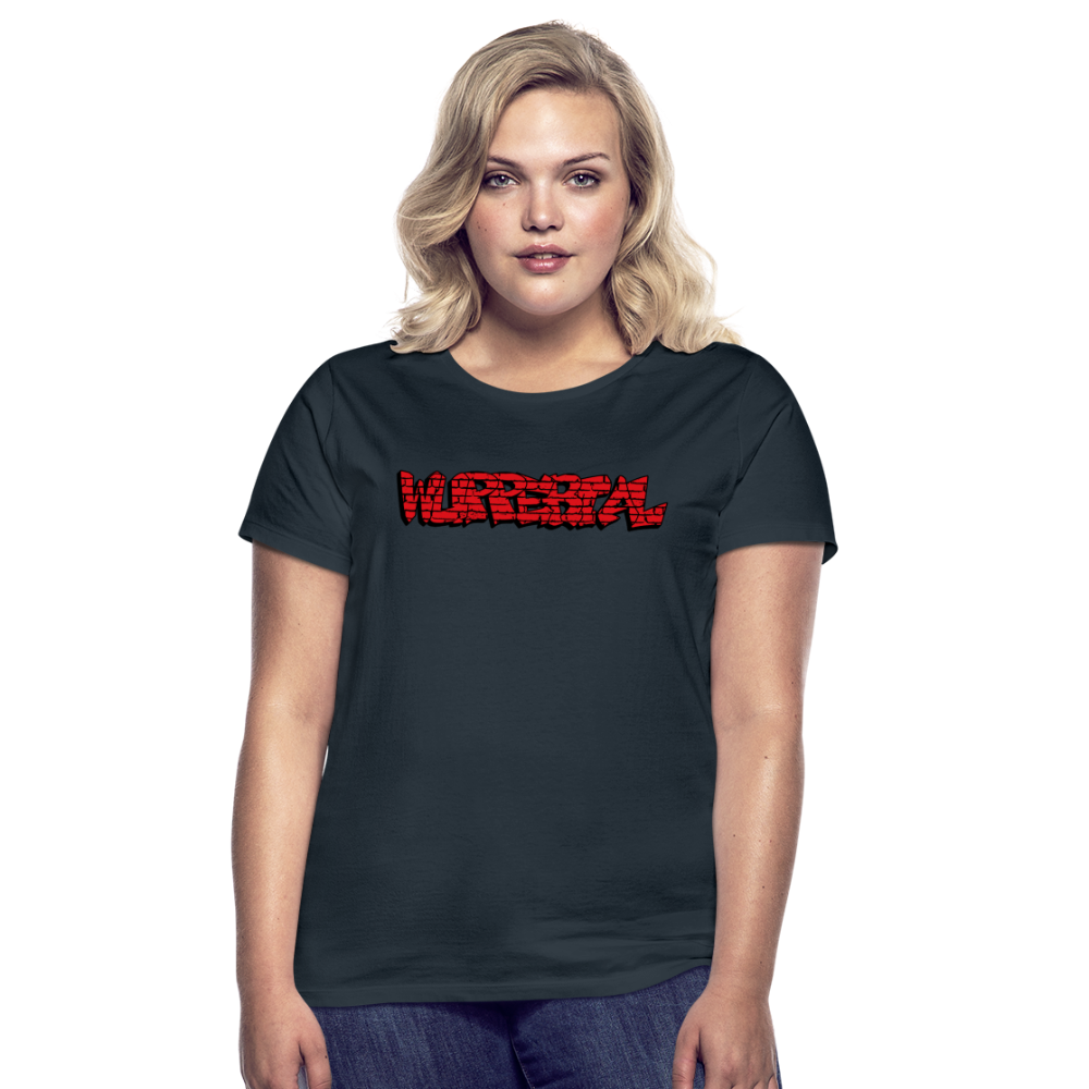 T-Shirt Ladies Wuppertal Graffiti - navy