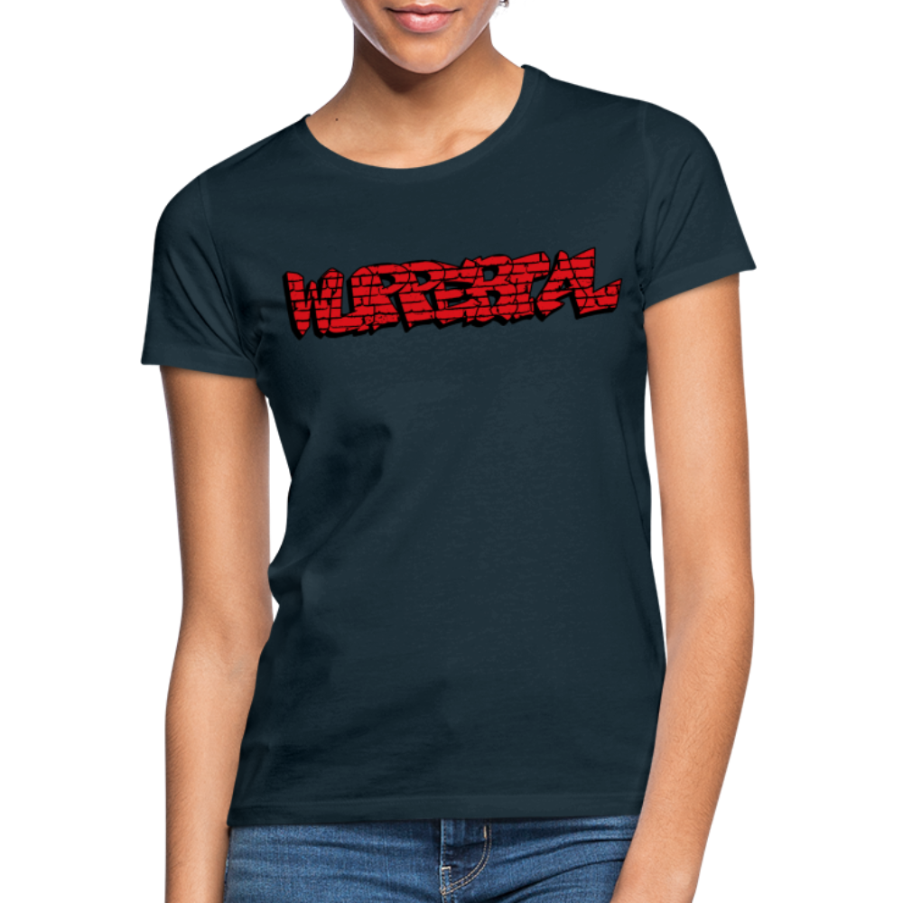 T-Shirt Ladies Wuppertal Graffiti - navy