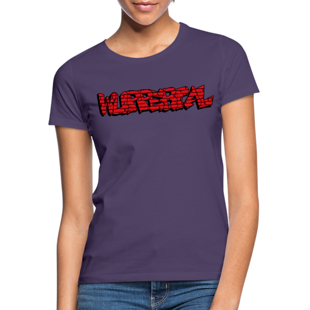 T-Shirt Ladies Wuppertal Graffiti - dark purple