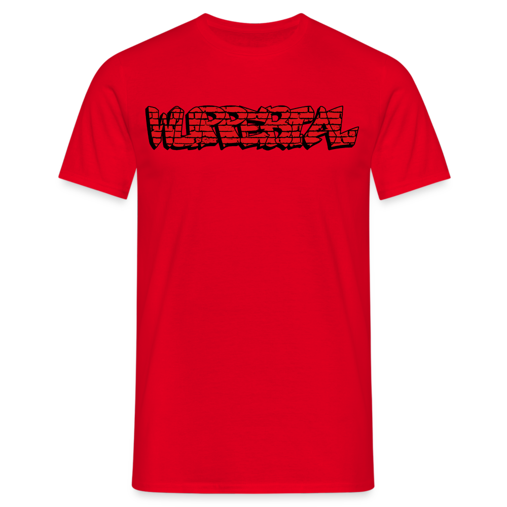 T-Shirt Wuppertal Graffiti - red